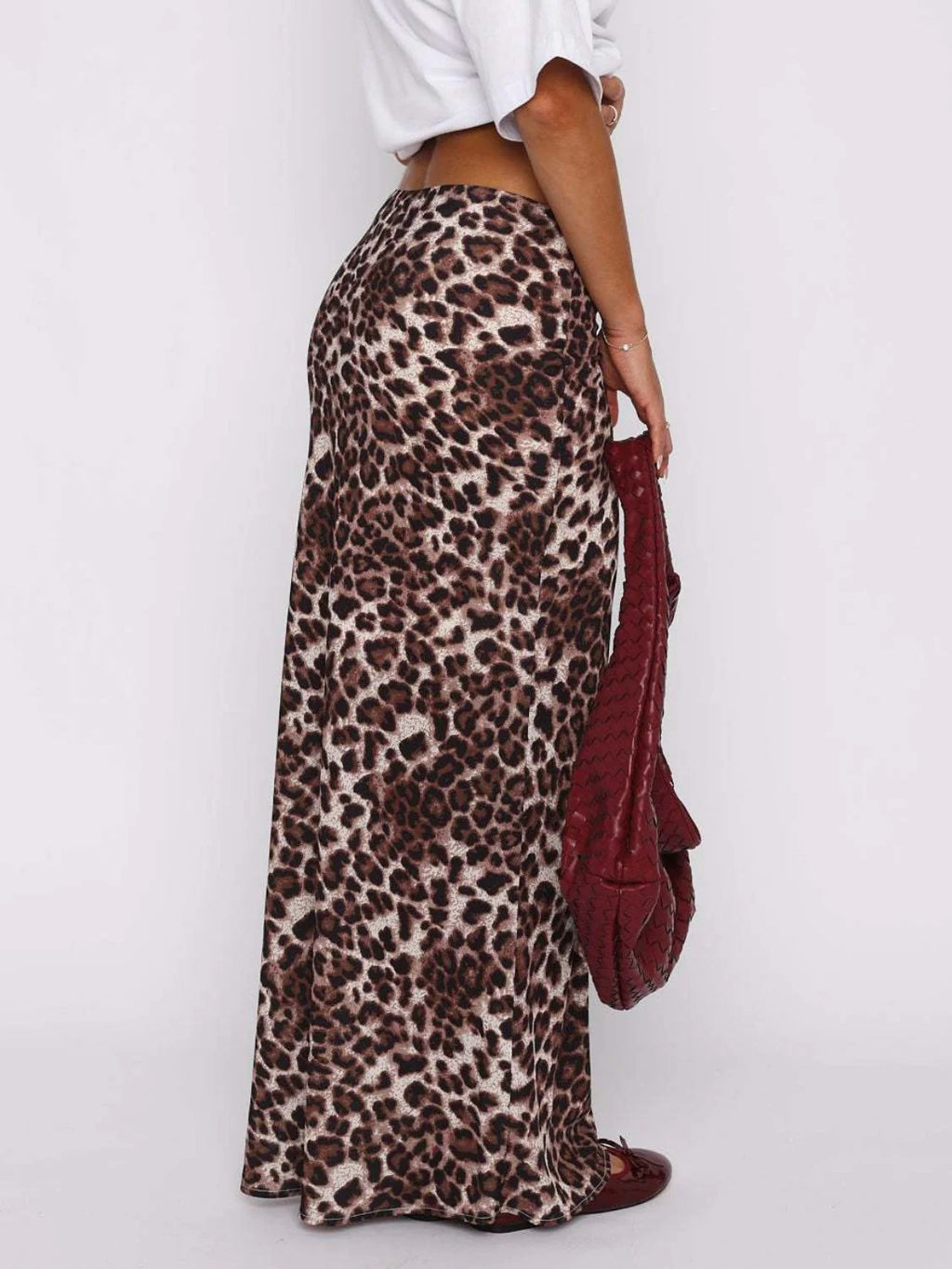 Leopard Maxi Skirt