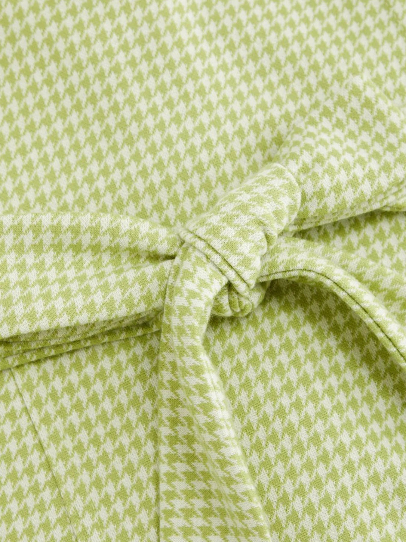 Gingham Button-Front A-Line Mini Dress