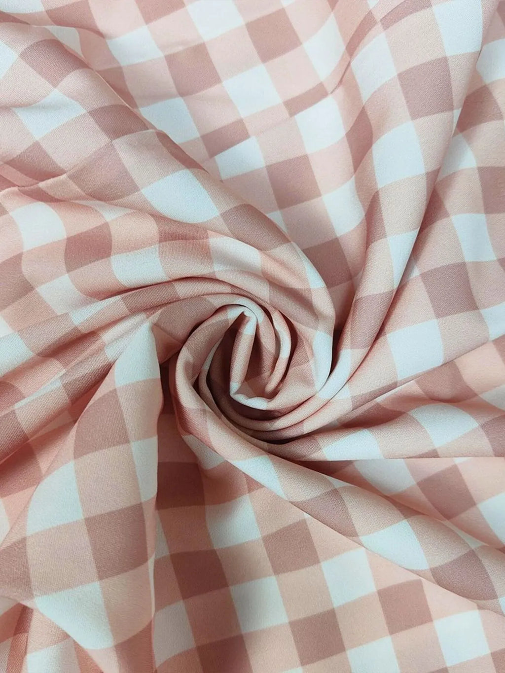 Full Size Gingham Halter Neck Maxi Dress Plus Size