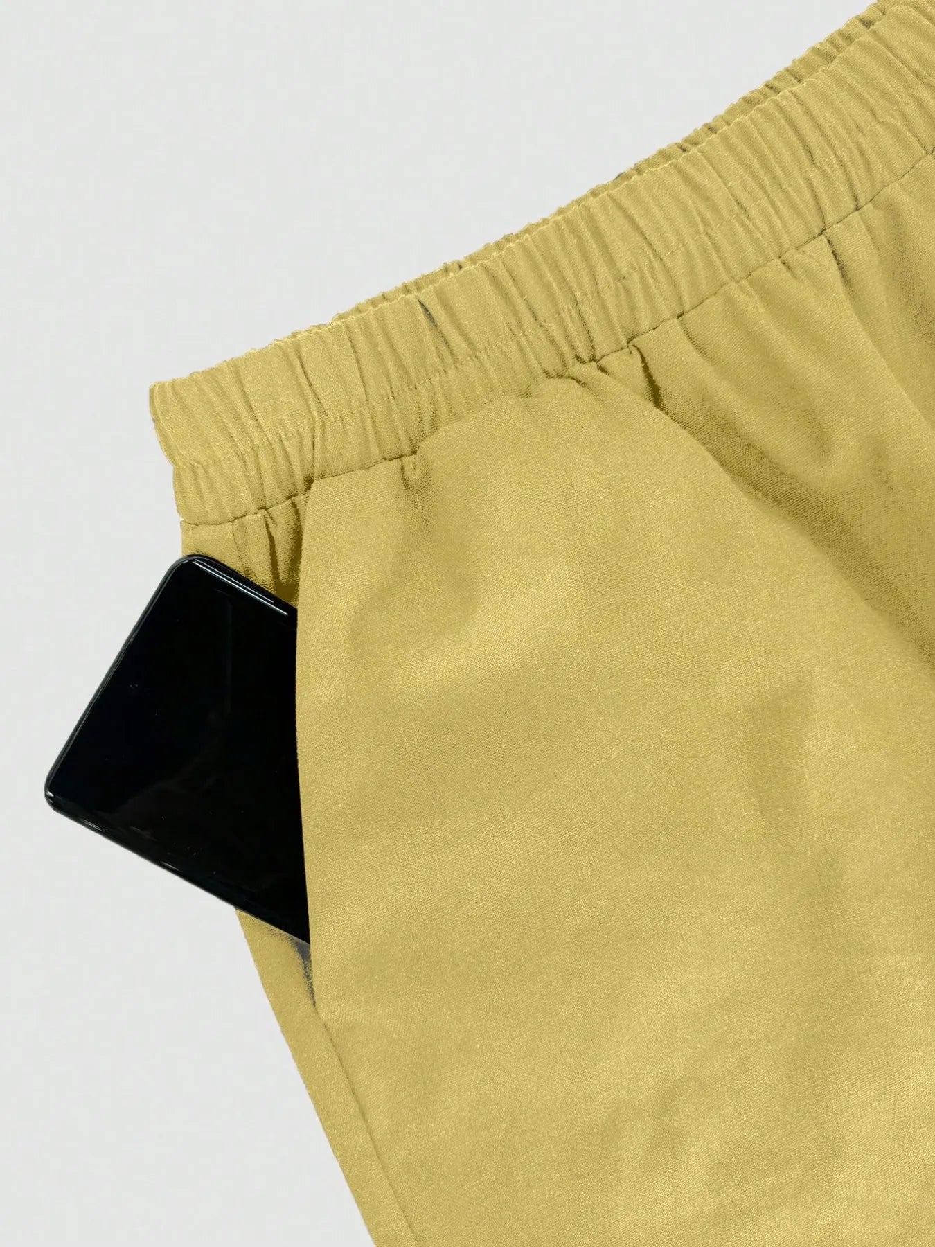 One Button Sleeveless Top and Pants Set