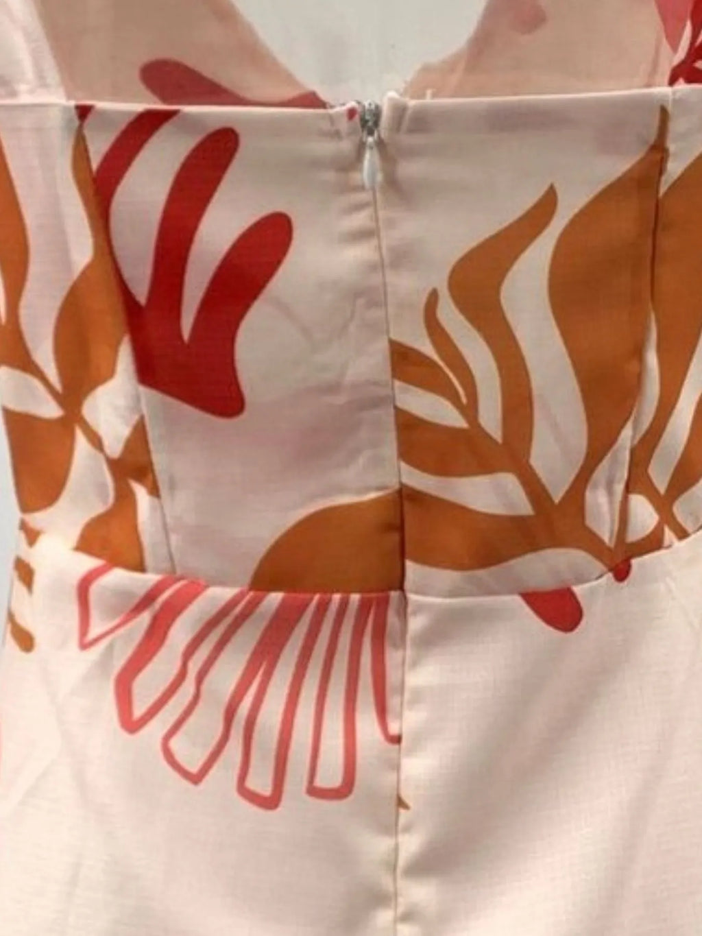 Printed Tie-Shoulder Mini Dress