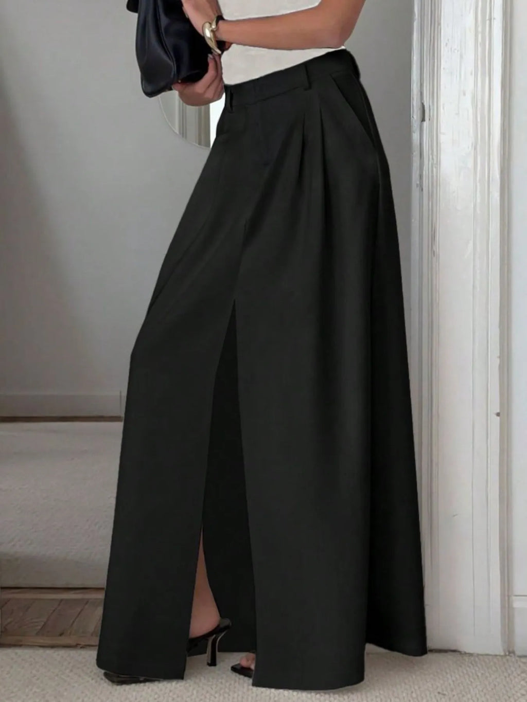 Slit Maxi Skirt