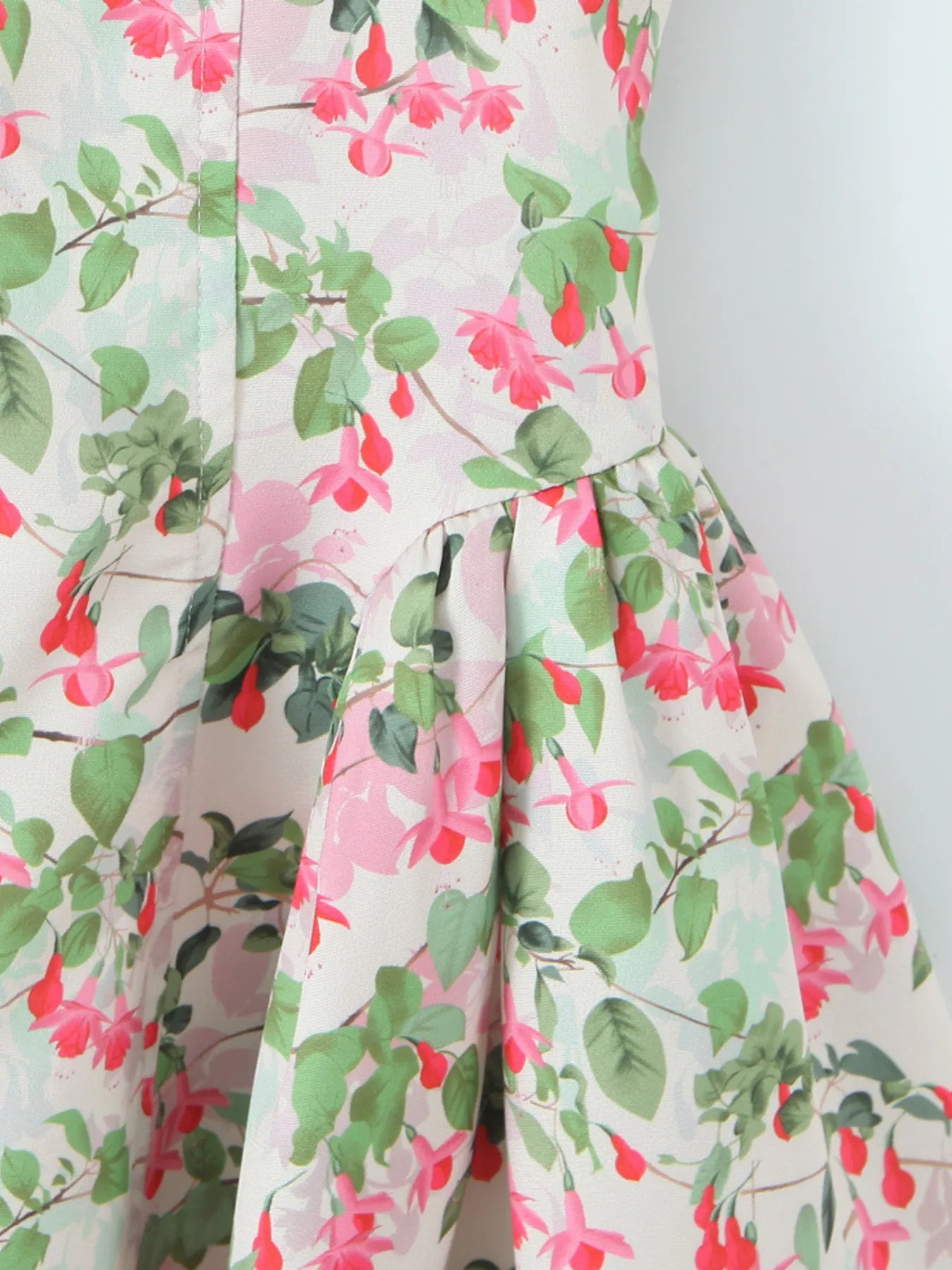 Floral Halter Neck Mini Dress