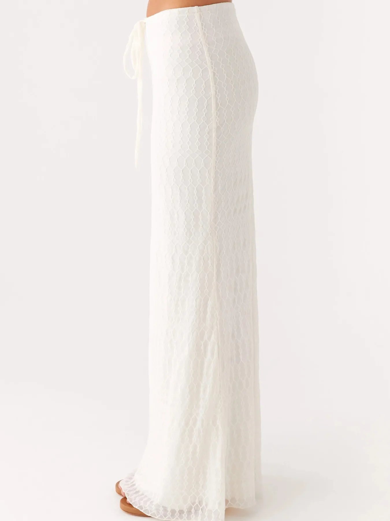 Tie Front Tube Top and Maxi Skirt Set