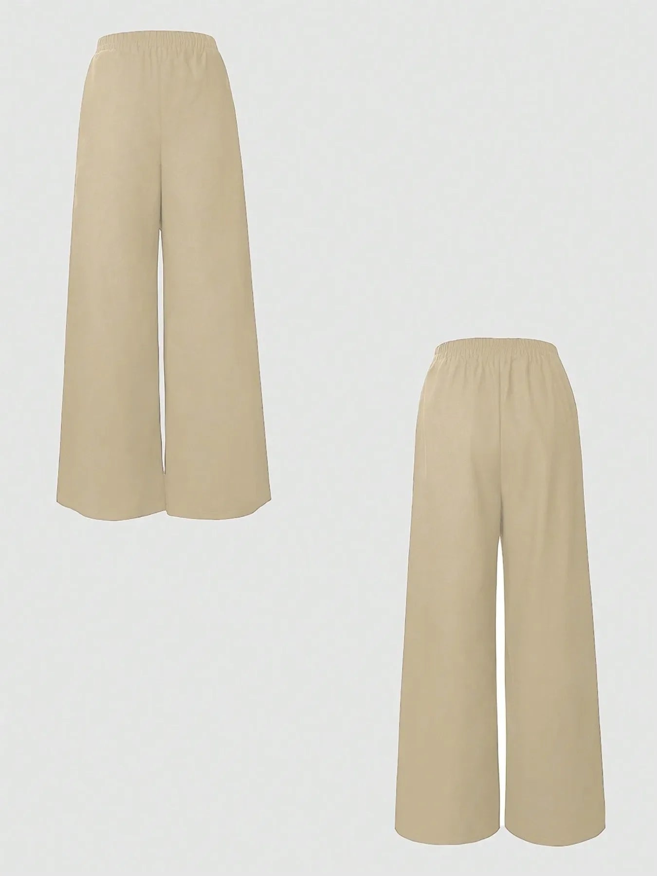 One Button Sleeveless Top and Pants Set