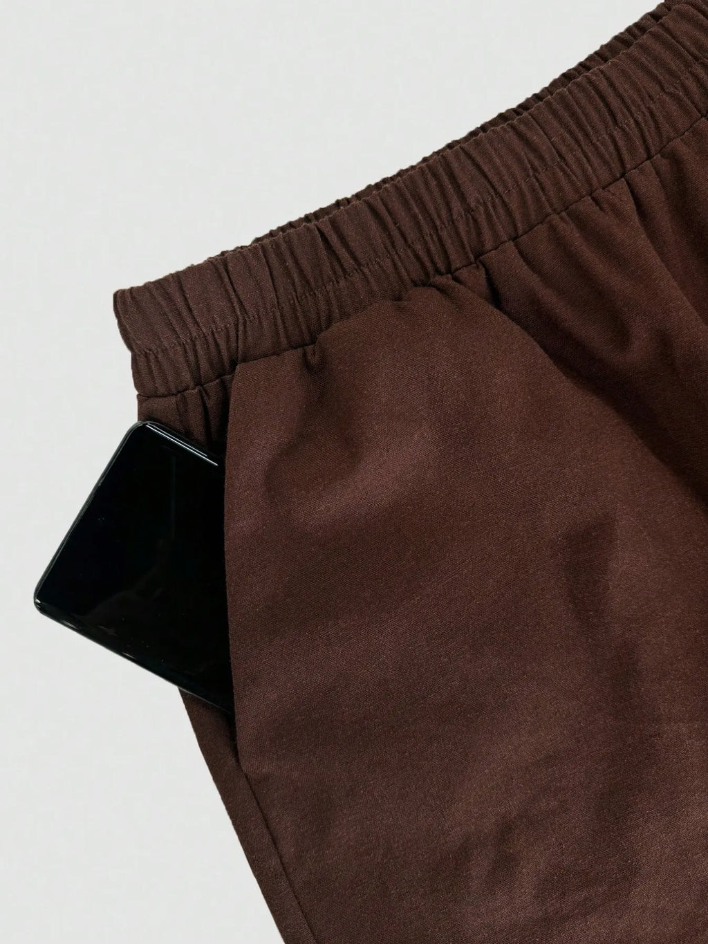 One Button Sleeveless Top and Pants Set